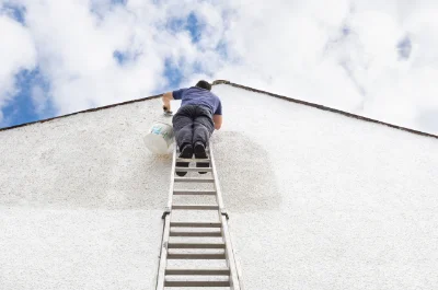 Peinture extérieure à la Croix-sur-Roudoule — façades et ravalement